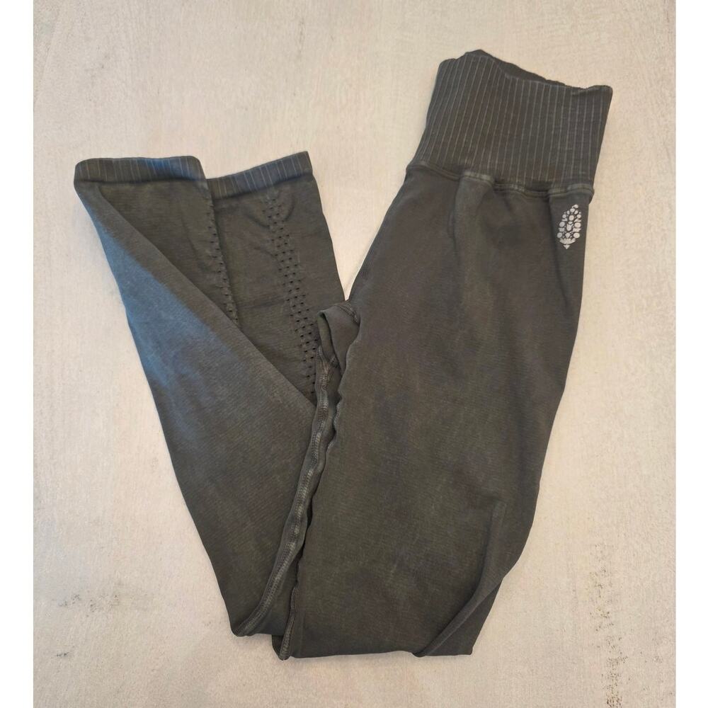 FP Movement Olive Green Good Karma Leggings SZ XS/S High Rise Activewear